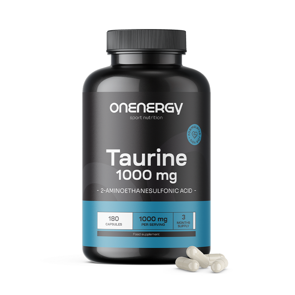 Таурин 1000 мг, 180 капсули - OnEnergy.bg