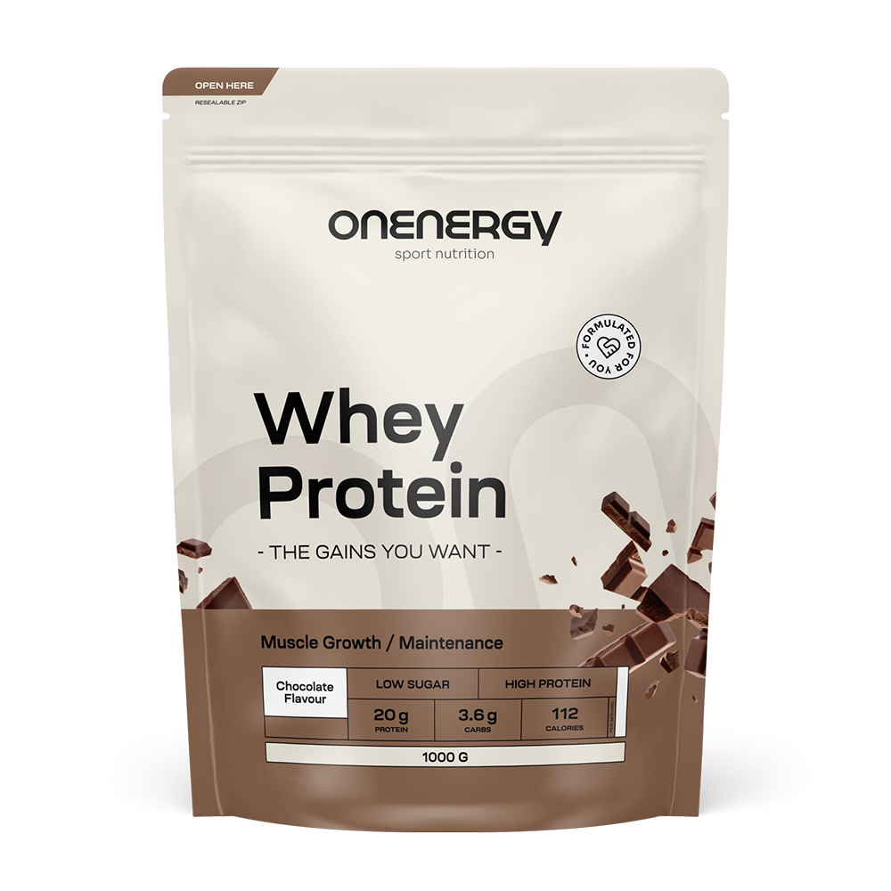 Whey суроватъчен протеин - шоколад, 1000 г - OnEnergy.bg