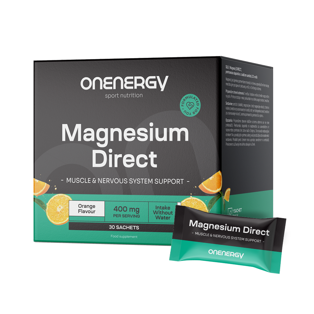 Магнезий DIRECT 400 мг, 30 сашета - OnEnergy.bg