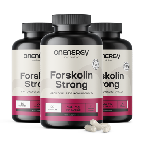3x Форсколин Strong 100 мг, общо 270 капсули